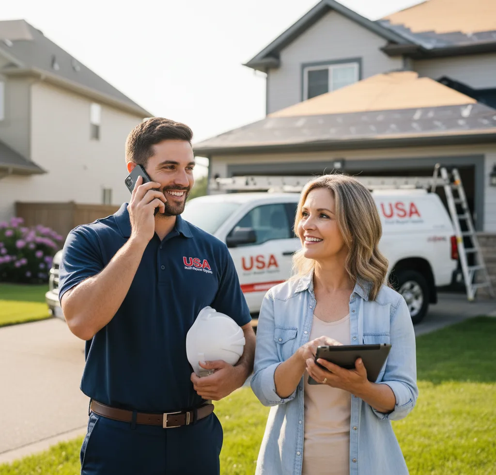 USA Roof Repair Experts customer support in St. Helena
